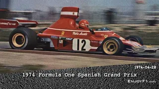 1974 F1 Spanish Grand Prix Line Racing