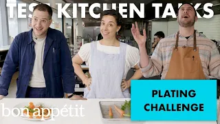 Pro Chefs Challenged to Plate a Carrot in 1 Minute | Test Kitchen Talks | Bon Appétit