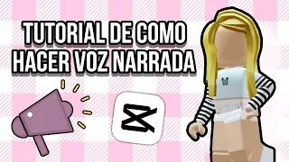 ¡TUTORIAL DE COMO HACER VOZ NARRADA PARA TUS VIDEOS!🙊-ROBLOXDI 🍓