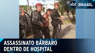 Funcionário é morto a tiros e decapitado dentro de hospital em Fortaleza | SBT Brasil (23/04/24)