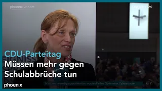 Interview mit Karin Prien beim CDU-Parteitag am 07.05.24