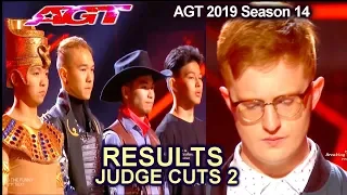 RESULTS JUDGE CUTS Week 2 Who Advanced to Live Show? America's Got Talent 2019 Judge Cuts AGT