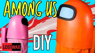 DIY Among Us Costume!  Among Us Cosplay Template with Multiple Sizes.  DIY Astronaut Helmet.