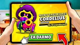 Odblokowałem ⚠️ (bez PIENIĘDZY) LEGENDĘ ZADYMIARZA *CORDELIUS* 🍄 + (JAK TO ZROBIĆ) ✅ w Brawl Stars!