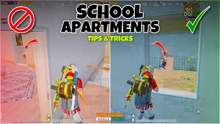 MASTER SCHOOL APARTMENTS IN PUBG MOBILE🔥BEST RUSHING TIPS & TRICKS BATTLEGROUNDS MOBILE INDIA BGMI