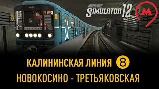 Trainz 12. Калининская линия(8). Участок Новокосино - Третьяковская.