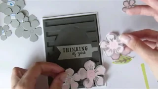 Card Making with Aliexpress|| Heat embosssed vellum flowers || May 2018