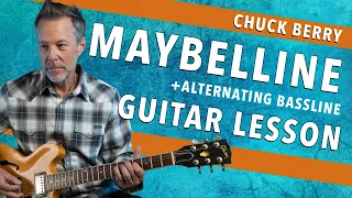 Maybelline by Chuck Berry + Alternating Baseline - Guitar Lesson