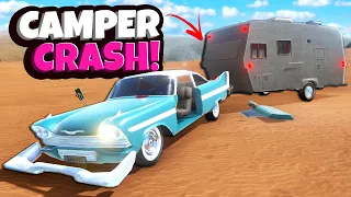 My Camper was DESTROYED by a Haunted Road in The Long Drive!