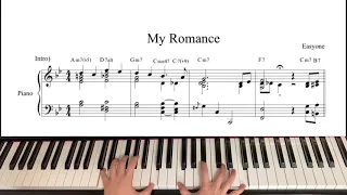 이지원재즈소품집 Easyone Jazzpiano Pieces#1 - My Romance (A piano score)