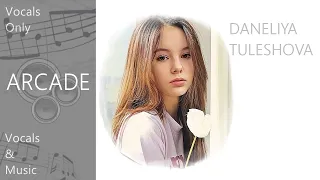 Daneliya Tuleshova. Vocals with & without music + Subs. Arcade.  V.17