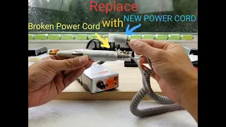 How to repair power cable cord wire - Medicool Pro Power 20K handpiece drill