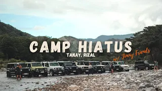 CAMP HIATUS | TANAY RIZAL | SUZUKI JIMNY JB74 | CAR CAMPING WITH FRIENDS