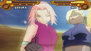 {Sakura Vs Ino} Naruto Shippuden Ultimate Ninja 5