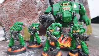 Salamanders vs Death Guard, 10th edition Warhammer 40k battle report