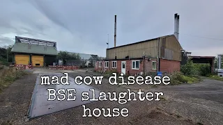 Abandoned mad cow disease slaughter house