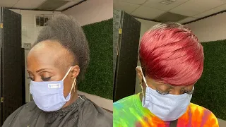 This was my EASIEST alopecia transformation yet ‼️ You can install this at home (quick weave).