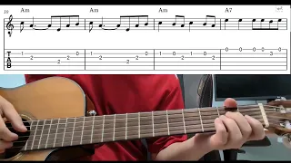 Bella Ciao - Easy Beginner Guitar Tab With Playthrough Tutorial Lesson