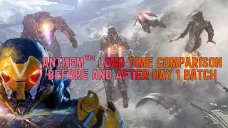 Anthem™ Day 1 Patch Load Time Comparison