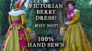 It Took 215 Hours to Hand Sew a Victorian BERRY DRESS