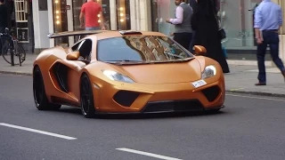 Supercars In London - Aventador Party, Enzo, Mclaren 12C's, 458's, Arab Cars!