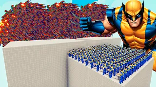 100x WOLVERINE + 1x GIANT vs EVERY GOD - Totally Accurate Battle Simulator TABS