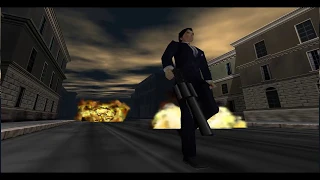 GoldenEye 007 N64 Walkthrough - Streets - 00 Agent