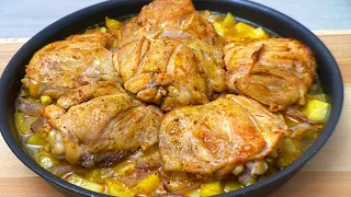 You have never eaten such delicious chicken thighs. Fast and cheap.