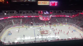 Flames warmups 2