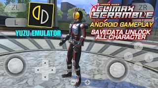 Kamen Rider: Climax Scramble DLC + Savedata Yuzu Ea Emulator Android Gameplay