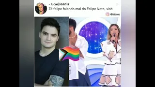 Zé Felipe falando de Felipe Neto.