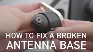 Smart ForTwo 451 - How to repair a broken antenna base - EASY FIX!