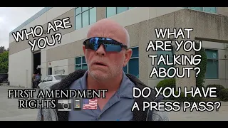 "Who Are You? What Are You Talking About? Do You Have A Press Pass?  #FirstAmendmentRights 📷📱🇺🇸