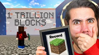 Mining 1 Trillion Blocks Alone In Minecraft