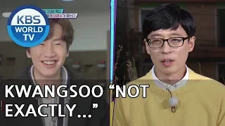 Jaeseok "Kwangsoo, Is there anything you'd like to ask Jinwoong?"  [Happy Together/2018.11.08]