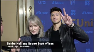 Deidre Hall And Robert Scott Wilson Talks About Days Of Our Lives |  TCA Red Carpet