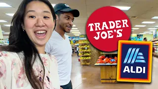 Here's what I got my family of four from Trader Joe's and Aldi!