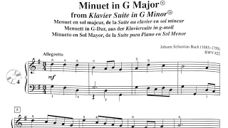 Minuet in G Major by J.S. Bach