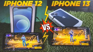 IPHONE 12 VS IPHONE 13 BGMI + FREE FIRE TEST 🔥😍 WHICH IS BETTER