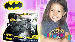 BATMOBILE Car with Olivia Plays!!!