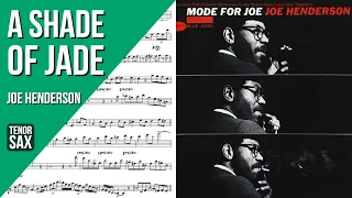 Joe Henderson on "A Shade of Jade" - Solo Transcription for Tenor Sax