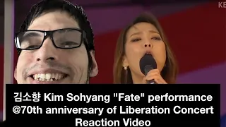 (김소향) Kim Sohyang "Fate" Performance @70th Anniversary Liberation Concert Reaction Video #Sohyang
