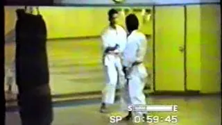 Mikio Yahara sensei, Richard Amos sensei, 1992 Ebisu JKA Hombu-dojo.mpg