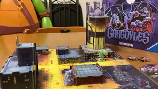 Gargoyles Awakening Board Game Solo Review After 1 Game - SBGK