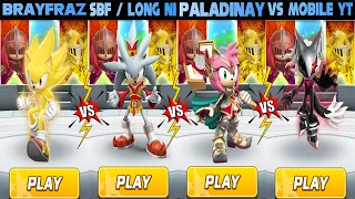 Sonic Forces Party Match Battle: Brayfraz vs Long Ni vs Paladin Ay and vs Mobile YT Gameplay