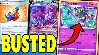 Dragapult deals 180 DAMAGE for ONE ENERGY - Fusion Strike Deck Profile PTCGO