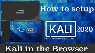 How To Setup Kali In The Browser noVNC