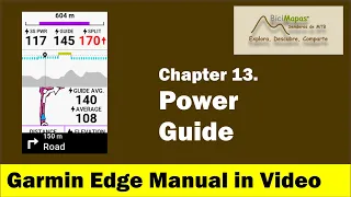 Chapter 13. Power Guide - Garmin Edge Manual in Video by BiciMapas