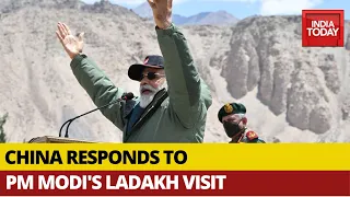 China Reacts After PM Modi's Ladakh Visit; Claims Demarcation Of Boundaries With Neighbours