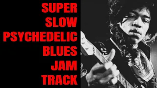 Red House Style Slow Psychedelic Hendrix Jam Track (A 12 Bar Blues)